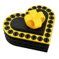 Meilės širdelės erzinanti dovanų dėžutė su varžtais 3D spausdinta Kalėdinė dėlionė Dovanų dėžutė Apgavystės dėklas Namų biuro stalo dekoracija Ornamentas Juokelis Gėlimas Dovanų dėžutė 8 cm