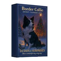 2025 Dog Advent Calendar 24 Days Cute Dog Ornaments Labrador German Shepherd Christmas Countdown Calendar Collectible Holiday Gift for Dog Lovers A