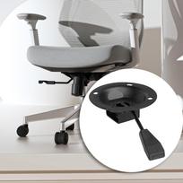Office Chair Tilt Base Swivel Chair Base Plate Adjustable Chair Replacement Part for Salon Chair Desk Rolling Chair Gaming Chair B round 8x8cm