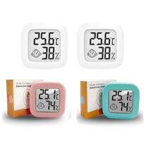4pcs Digital Thermometer Hygrometer Indoor Mini Temperature LCD Electronic Monitor Hygrometer Outdoor Room Baby 4 pcs mix