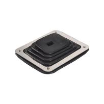 Define Car Shift Dust Cover Rubber Shifter Boot With Chrome Plate 5 5/8 X 6 3/4 Manual Automatic For Hurst B&M GM350 juoda