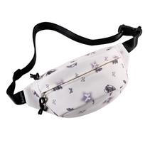 Fanny Pack Adjustable Strap Casual Sports Chest Bags Print Cute Bow Heart Pattern Crossbody Bags Fashi Youth Women's Waist Bag juoda
