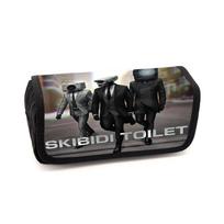 Skibidi Toilet Game Themed Polyester Pencil Case Universal For Students Durable And Stylish 1