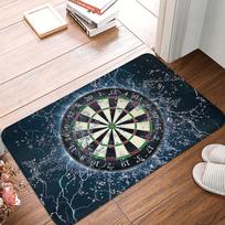 Darts Board Arrow Target Door Floor Bath Kitchen Mat Anti-Slip Indoor  Doormat Garage Entrance Rug Carpet Footpad 40cmx60cm