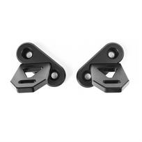 For Jeep Wrangler JK JKU A-Pillar Light Mount Kit Aluminum Hood Ditch LED Pod Brackets Windshield Mounting Bracket 2007-2017 1set