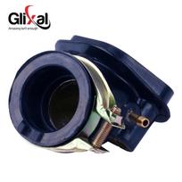 Glixal Carburetor Intake Manifold for GY6 125cc 150cc Chinese Scooter 152QMI 157QMJ Engine ATV Go-Kart Buggy (2 Vacuum Port)