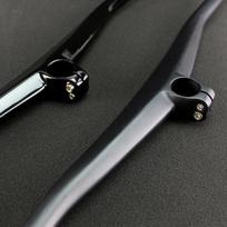Carbon fiber integrated mountain bike handlebar stand pipe 2 degrees, with 40/50/60/70mm HB110 parts Bicycle accessories Matte 40x660mm