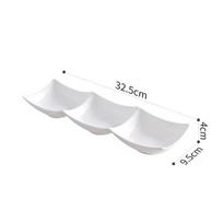 White ceramics fruit plate interesting Dim sum plates snack bowl nut Partition fruit Dinner plate dessert tray bone china