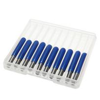 10PCS Solid Carbide Engraving Bits CNC Router Tool V Shape 01mm 60 Degree Angle for Efficient Cutting of Copper and Acrylic China Mainland