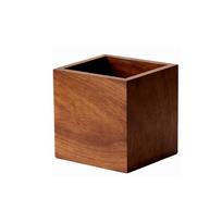 Wood Desktop Storage Box Vintage Style Pen Holder Remote Container Remote Control Holder  Bedroom Style C
