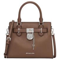 MICHAEL KORS Hamilton Brand Logo Single Shoulder Crossbody Handbag Small Women's Brown ruda