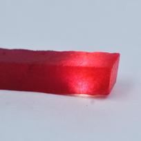 84.00 Carat Uncut Raw Natural Red Ruby Dyed Rough Loose Gemstone CERTIFIED 76.1 mm approx. raudona