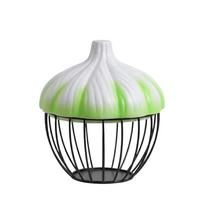 Creative Garlic Shaped Storage Basket Decorative Home Organizer for Kitchen Countertop and Tabletop Display one size žalia