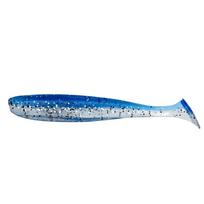 Soft Bait Fishing Lure 9cm Single Piece Bulk Pack T-Tail Lead Head Hook Soft Worm Lure for Bass and Perch Fishing one size mėlyna