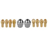 10Pcs Drill Collet Nut Set Repair Kit For Rotary Tool Drill Bits Sanding Drums Polishing Wheels China Mainland