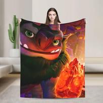 Trollhunters Tales Of Arcadia Flannel Blankets Soft Durable Throw Blanket for Couch Chair Travel Office Bedspread Sofa Bed Cover 130x150cm