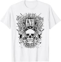Guns N' Roses Official Destruction White T-Shirt Small S įvairiaspalvis