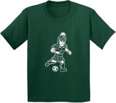 Michigan State Spartans Sparty Sports Mark, Team Color Youth T Shirt, College, University S įvairiaspalvis