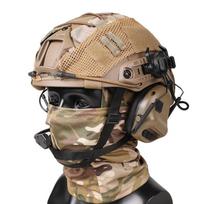 Tactical Helmet with Headset,Adjustable Airsoft Helmet with Helmet Cover & Fcae Balaclava Mask for Cosplay Tactical Hunting Gear gelsvai ruda