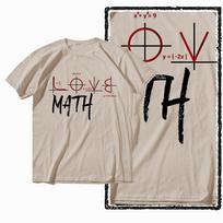 G31 Beige Cotton Vintage Math Graphic Unisex Tshirt   Streetwear Big Size Cool Oneck Unisexs Tee Tshirt S