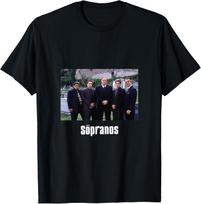 The Sopranos Iconic Cast Cemetery Photo TV Series PAPL2589 T-Shirt S įvairiaspalvis