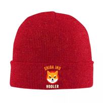 New Shiba Inu Hodler Token Crypto Coin Knitted Hat Beanie Autumn Winter Hat Color SHIB Doge Bitcoin Cryptocurrency Cap Unisex