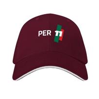 Segio Checo Perez  Stripes Baseball Cap Golf Hat designer cap Sunscreen fishing hat Hats Women Unisexs