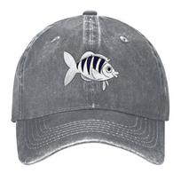 New Creepy Fish Baseball Cap Christmas Hat Fashion Beach Hat Beach Custom Cap Women Hats Unisexs