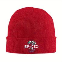 NEW Space X Flight Starship Knitted Hat Autumn Winter Skullies Beanies Warm Heavy Rocket SpaceX Caps Unisex Acrylic Fashion