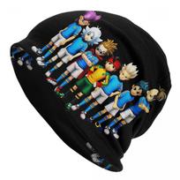 Mark Evans And Axel Blaze Skullies Beanies Hats Inazumas Elevens Soccer Anime Goth Unisex Outdoor Caps Warm Dualuse Bonnet Hats One Size