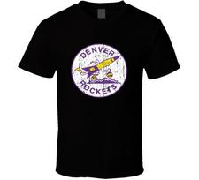 Denver Rockets Logo Tee Retro Aba Basketball T Shirt Unisex T-Shirt S įvairiaspalvis