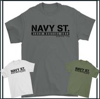 NAVY ST T-SHIRT Gym UFC MMA Training Top Mixed Martial Arts 2014 Kingdom TEE S įvairiaspalvis