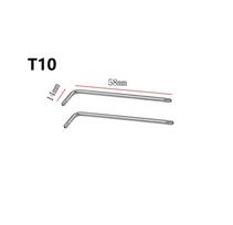 2pcs/Set Hex Wrench T10/T15/T20/T25/T30 Double-End 2-Way Torx Screwdriver Spanner Wrench Car Machine Repair Wrench Tools