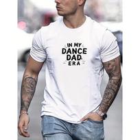 Men's Graphic Tee - Casual Crew Neck, Short Sleeve T-Shirt for Summer, Breathable, Pattern, Leisure Style, Conventional Version, Summer S įvairiaspalvis
