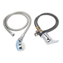 Blue High Pressure Sprayer with Brush 23.6in Shampoo Bed Faucet 47.2in Hose Hair Spa Accessory Set L
