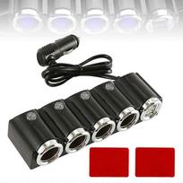 DC 12V/24V 4 lizdų automobilio cigarečių žiebtuvėlio skirstytuvas Maitinimo įkroviklio adapteris Įkrovimas Dvigubi USB prievadai skirti