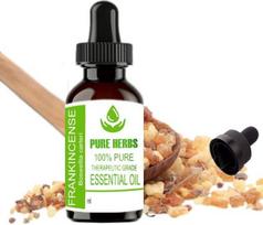 Pure Herbs Frankincense 100% Pure Boswellia Serrata Essential Oil Glass UKZA 558 10ml