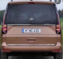 Vw Volkswagen Caddy V 2020+ Chromuota juosta ant bagažinės dangčio