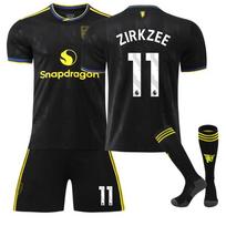 2025-26 Manchester United 2nd Away #11 ZIRKZEE Sport Training Jersey Set with Socks Teens Kids Adults Football Kits 16