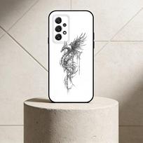 G-Gothic guardian totem phone Case For Samsung S25,24,21,22,23,30,Ultra,20,Plus,Fe,Lite,Note Soft Black Cover Samsung S20ULTRA5G
