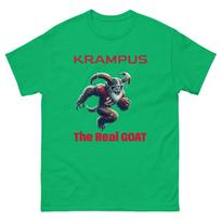 KRAMPUS: The Real GOAT Unisex Classic Tee (Football Edition) Funny Shirts 3XL