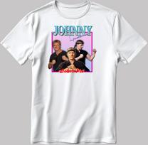 Cobra Kai Johnny, Short Sleeve White Black Women - Men T Shirt Mens Womens Tees Top H111 S