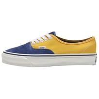 Vans Premium Authentic 44 Skateboard Shoes Unisex Yellow Blue VN000EBNICN 37