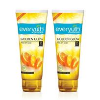 Everyuth Golden Glow Peel Off Mask 100g x2 | 24K Gold Face Brightening Pack