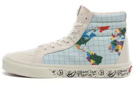 Sk8 Save Our Planet x Vans-Hi Reissue 'White Multi' VN0A4BV8T2V 34.5