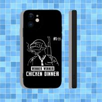 P-PUBG Game Battegrounds Phone Case For iPhone 16,15,14,13,12,11,Pro,Max,Plus,X,XS,XR,SE,8,7,Mini,Soft Silicone Black Case iPhone12mini