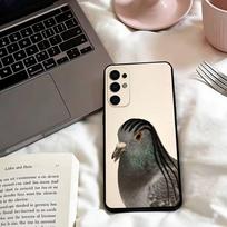 Funny p-pigeon mischief Phone Case For Samsung S25,S24,S21,S22,S23,S30,Ultra,S20,Plus,Fe,Soft Silicone Black Cover Samsung S20fe