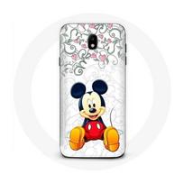 Dėklas, skirtas Samsung Galaxy S4 Mickey Mouse gėlių širdims
