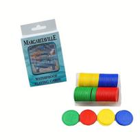 1 Pc Deck of Playing Cards and Box of Chips Set  Plastic PVC Playing Cards Waterproof and Wear-resistant Cards with Plastic Case Wine Glasses gray