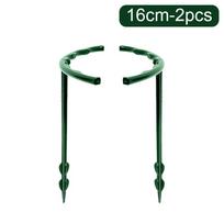12/2pcs Plastic Plant Support Pile Frames Greenhouse Arrangement Fixed Rod Stand Flowers Vine Climbing Bracket Garden Supplies